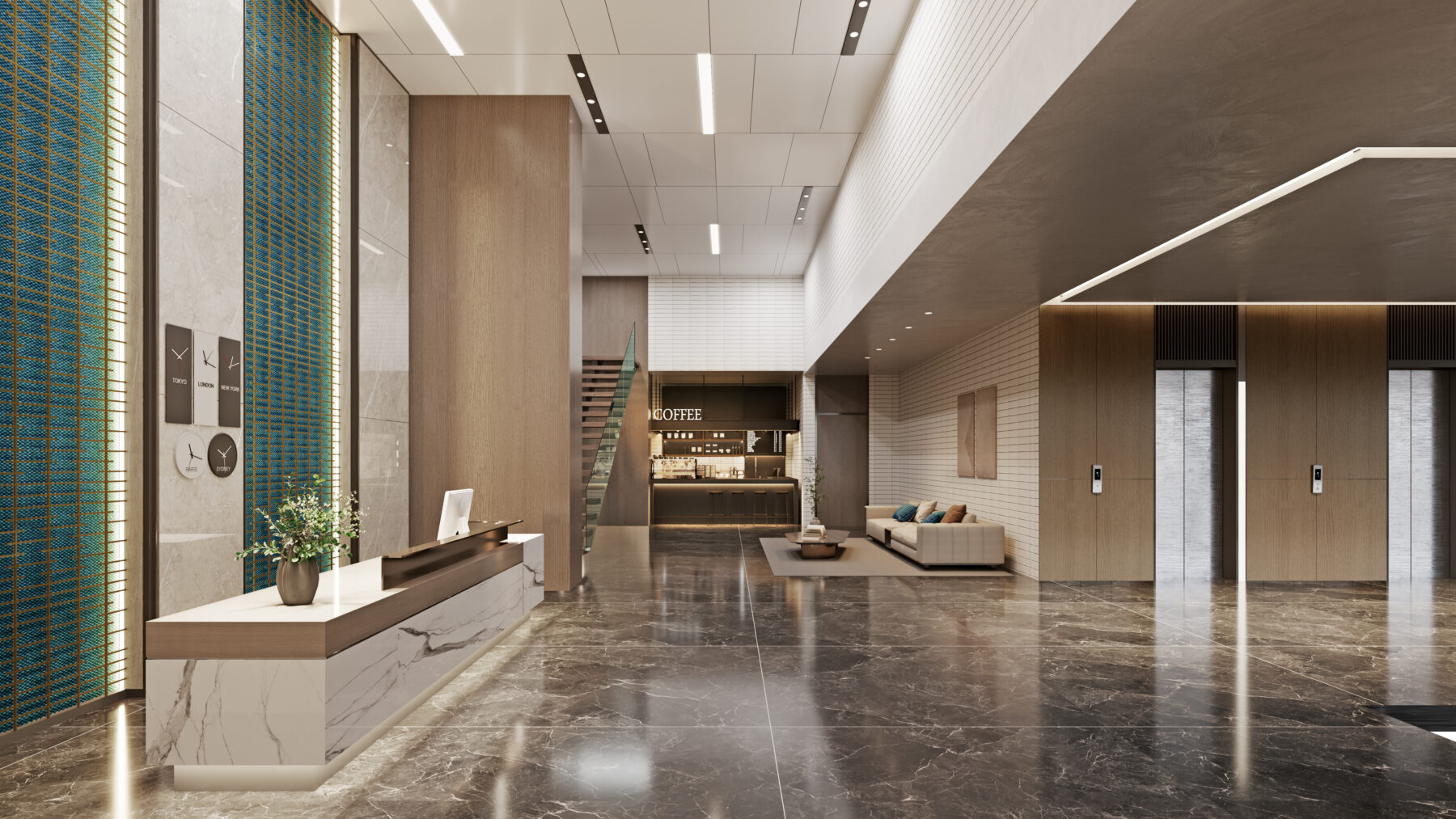 Hotel Lift Lobby